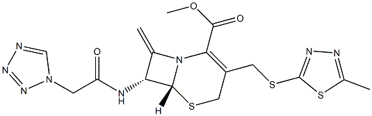 cefazolin delta-2-methyl ester Structure