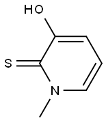 3-羟基-1-甲基吡啶-2(1H)-硫酮,79246-92-7,结构式