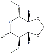 ba-L-Mannopyranoside, methyl 6-deoxy-4-O-methyl-2,3-O-methylene- (9CI)|