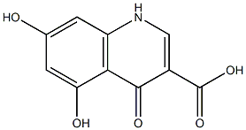 3-Quinolinecarboxylicacid,4,5,7-trihydroxy-(9CI) Structure
