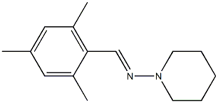 1-Piperidinamine,N-[(2,4,6-trimethylphenyl)methylene]-(9CI) Structure