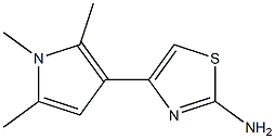 2-Thiazolamine,4-(1,2,5-trimethyl-1H-pyrrol-3-yl)-(9CI) Structure