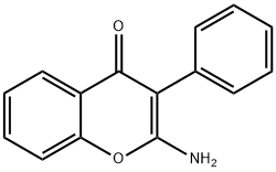 4H-1-Benzopyran-4-one,2-amino-3-phenyl-(9CI) Structure