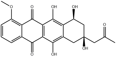 (8S)-7,8,9,10-Tetrahydro-6,8α,10α,11-tetrahydroxy-1-methoxy-8β-(2-oxopropyl)-5,12-naphthacenedione|