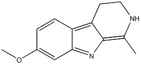 2H-Pyrido[3,4-b]indole,3,4-dihydro-7-methoxy-1-methyl-(9CI) Structure