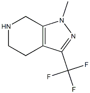 1H-Pyrazolo[3,4-c]pyridine,4,5,6,7-tetrahydro-1-methyl-3-(trifluoromethyl)-(9CI) Structure