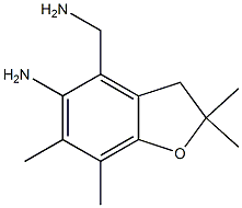 4-Benzofuranmethanamine,5-amino-2,3-dihydro-2,2,6,7-tetramethyl-(9CI),794500-87-1,结构式