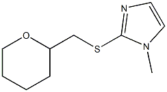 1H-Imidazole,1-methyl-2-[[(tetrahydro-2H-pyran-2-yl)methyl]thio]-(9CI),794559-37-8,结构式