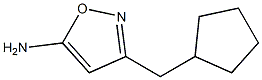 5-Isoxazolamine,3-(cyclopentylmethyl)-(9CI) Struktur