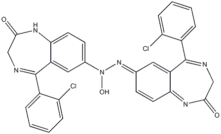 氯硝西泮杂质, 79490-75-8, 结构式