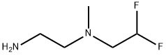 N1-(2,2-Difluoroethyl)-N1-methyl-1,2-ethanediamine Struktur