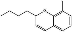2H-1-Benzopyran,2-butyl-8-methyl-(9CI) Struktur