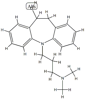 2-[3-(ジメチルアミノ)プロピル]-2-アザトリシクロ[9.4.0.03,8]ペンタデカ-1(15),3,5,7,11,13-ヘキサエン-9-オール 化学構造式