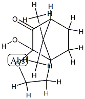 4H-3a,6-Methanobenzofuran-7(7aH)-one,tetrahydro-7a-hydroxy-8,8-dimethyl-(9CI) Structure