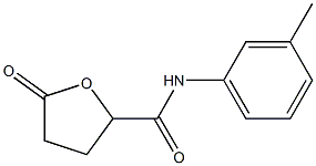 2-Furancarboxamide,tetrahydro-N-(3-methylphenyl)-5-oxo-(9CI) Structure