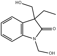 2H-Indol-2-one,3-ethyl-1,3-dihydro-1,3-bis(hydroxymethyl)-(9CI) Structure