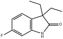 2H-Indol-2-one,3,3-diethyl-6-fluoro-1,3-dihydro-(9CI)|