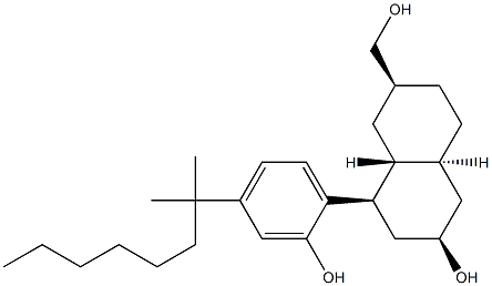 (2S,4aα,8aβ)-8β-[4-(1,1-Dimethylheptyl)-2-hydroxyphenyl]decahydro-6β-hydroxy-2β-naphthalenemethanol|化合物 T27065