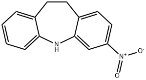 3-硝基-10,11-二氢-5H-二苯并[B,F]氮杂卓 结构式