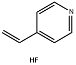 聚[4-乙烯基吡啶聚(氟化氢)], 79821-63-9, 结构式