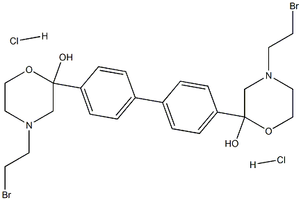 hemicholinium 3-bromo mustard Structure