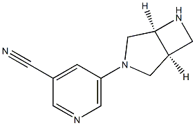 3-Pyridinecarbonitrile,5-(1S,5S)-3,6-diazabicyclo[3.2.0]hept-3-yl-(9CI),799279-93-9,结构式