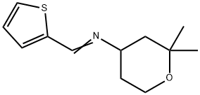 2H-Pyran-4-amine,tetrahydro-2,2-dimethyl-N-(2-thienylmethylene)-(9CI),799791-80-3,结构式