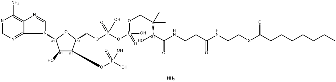 octanoyl CoenzyMe A (aMMoniuM salt) Structure