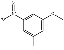 1-iodo-3-Methoxy-5-nitrobenzene, 79990-25-3, 结构式