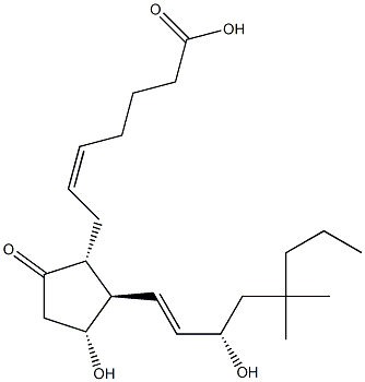 17,17-dimethylprostaglandin E2 结构式