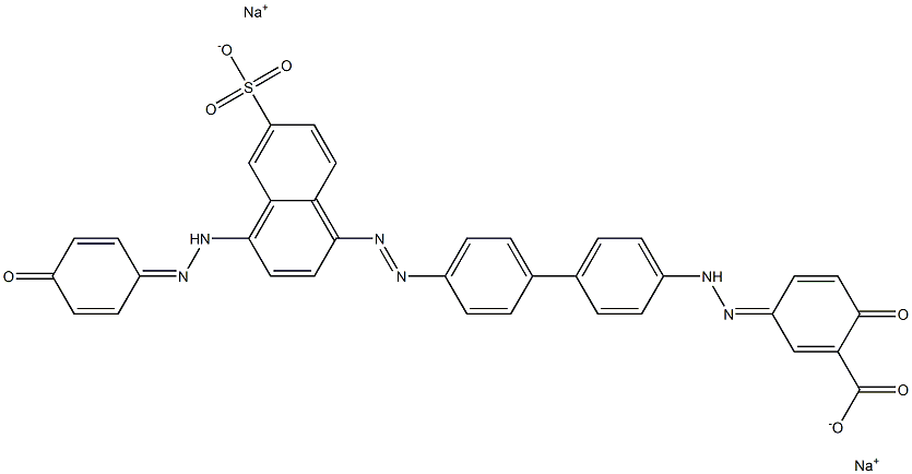 C.I.ダイレクトブラウン54 化学構造式