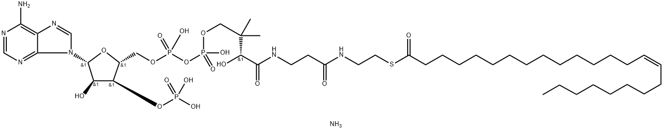 (15Z-TETRACOSENOYL) COENZYME A (AMMONIUM SALT);24:1 COENZYME A, 800376-90-3, 结构式