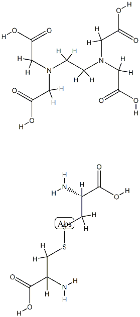 EDTA-cystine copolymer Struktur