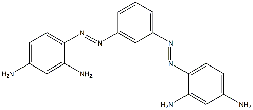 碱性棕 G, 8005-77-4, 结构式