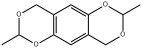 Benzo[1,2-d:4,5-d]bis[1,3]dioxin, 4,9-dihydro-2,7-dimethyl- (9CI) Struktur