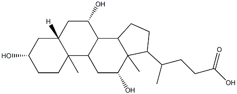 胆汁, 粉末 化学構造式