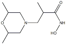 4-Morpholinepropionohydroxamicacid,alpha,2,6-trimethyl-(8CI) Struktur