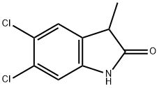 2H-Indol-2-one,5,6-dichloro-1,3-dihydro-3-methyl-(9CI) Structure