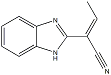 1H-Benzimidazole-2-acetonitrile,alpha-ethylidene-(9CI) Structure