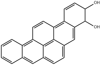 3,4-dihydro-3,4-dihydroxybenzo(a,i)pyrene Structure