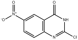 4(3H)-Quinazolinone, 2-chloro-6-nitro- Structure