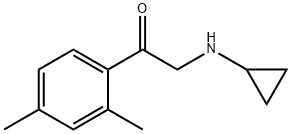Acetophenone, 2-(cyclopropylamino)-2,4-dimethyl- (8CI) Structure