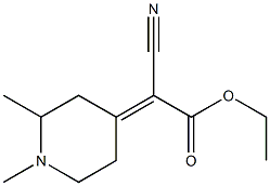 delta4,alpha-Piperidineacetic acid, alpha-cyano-1,2-dimethyl-, ethyl ester (8CI) Structure