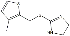 2-Imidazoline,2-[(3-methyl-2-thenyl)thio]-(8CI) Structure