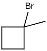 Cyclobutane, 1-bromo-1-methyl- (6CI,7CI,9CI) Structure