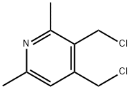 Pyridine,3,4-bis(chloromethyl)-2,6-dimethyl-(8CI) Struktur