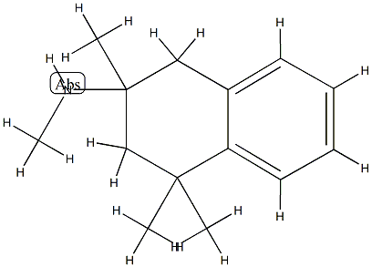 2-Naphthylamine,1,2,3,4-tetrahydro-N,2,4,4-tetramethyl-(8CI) Struktur