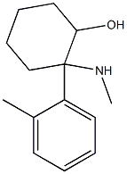 Cyclohexanol,2-(methylamino)-2-o-tolyl-(8CI) Struktur