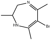 1H-1,4-Diazepine,6-bromo-2,3-dihydro-2,5,7-trimethyl-(8CI) Struktur