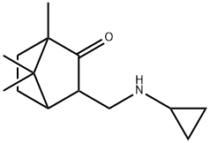 2-Bornanone,3-[(cyclopropylamino)methyl]-(8CI) Structure